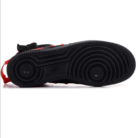 Sf Af1 Mid - Nike - Size 9 Men’s- Black/Red New!!! - Picture 4 of 5